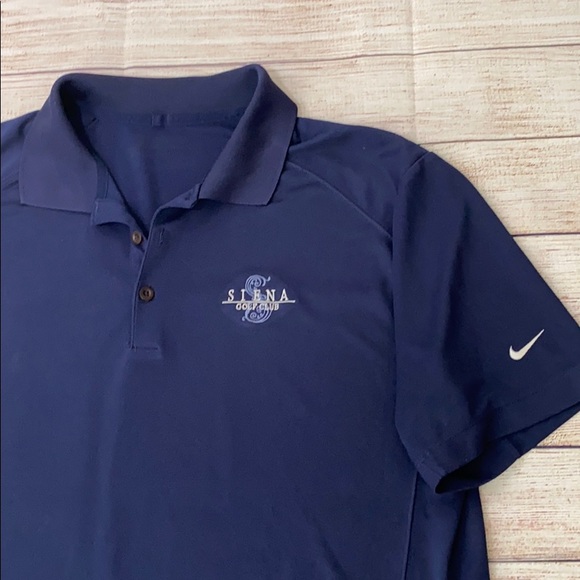 Nike Golf Navy Polo Size Mens Large - Picture 4 of 7